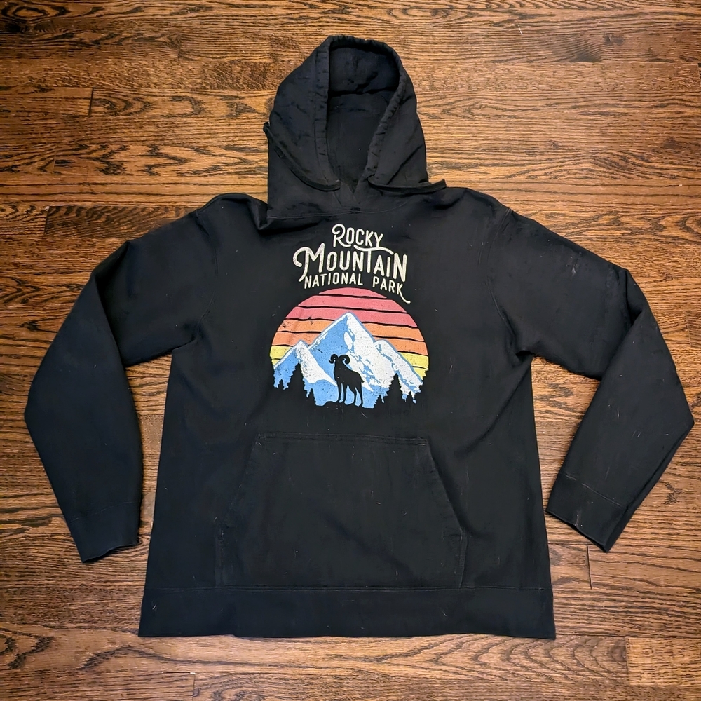 Large Rocky Mountain National Park Hoodie